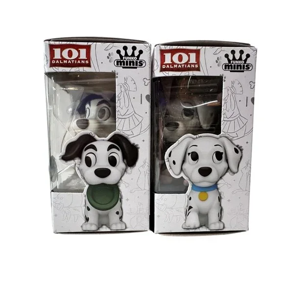 Disney Funko Minis Pongo & Perdita Vinyl Figures Exclusive 101 Dalmatians NEW - Picture 8 of 10